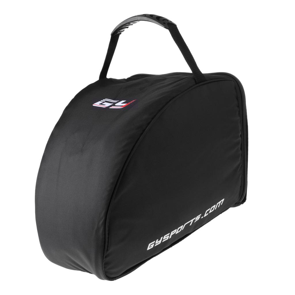Ice Hockey Player and Goalie Helmet Bag Heavy Duty Zipper Padded Equipment Storage Bag with Hand Strap