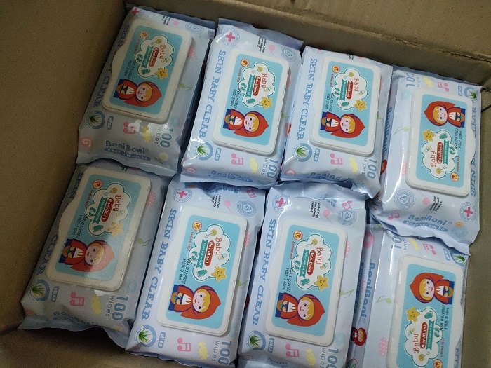 Set 5 gói giấy ướt đa năng BoniBoni