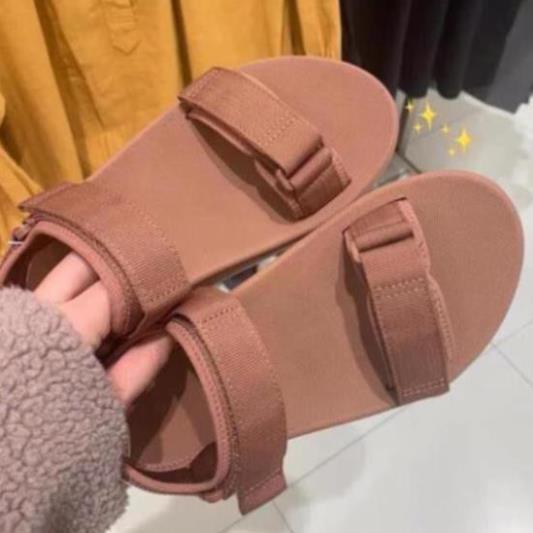 Giày sandal học sinh quai ngang dán xinh lắm, cao 2cm