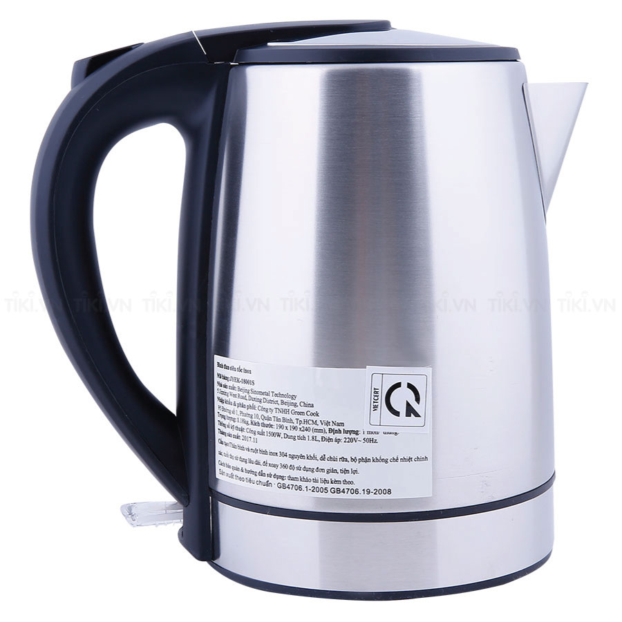 Bình Đun Siêu Tốc Inox Joyful Life JYEK-18001S - 1.8 Lít - Hàng chính hãng