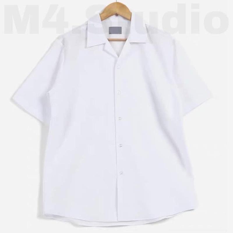 Áo sơ mi cổ vest tay ngắn // M4 Outfit