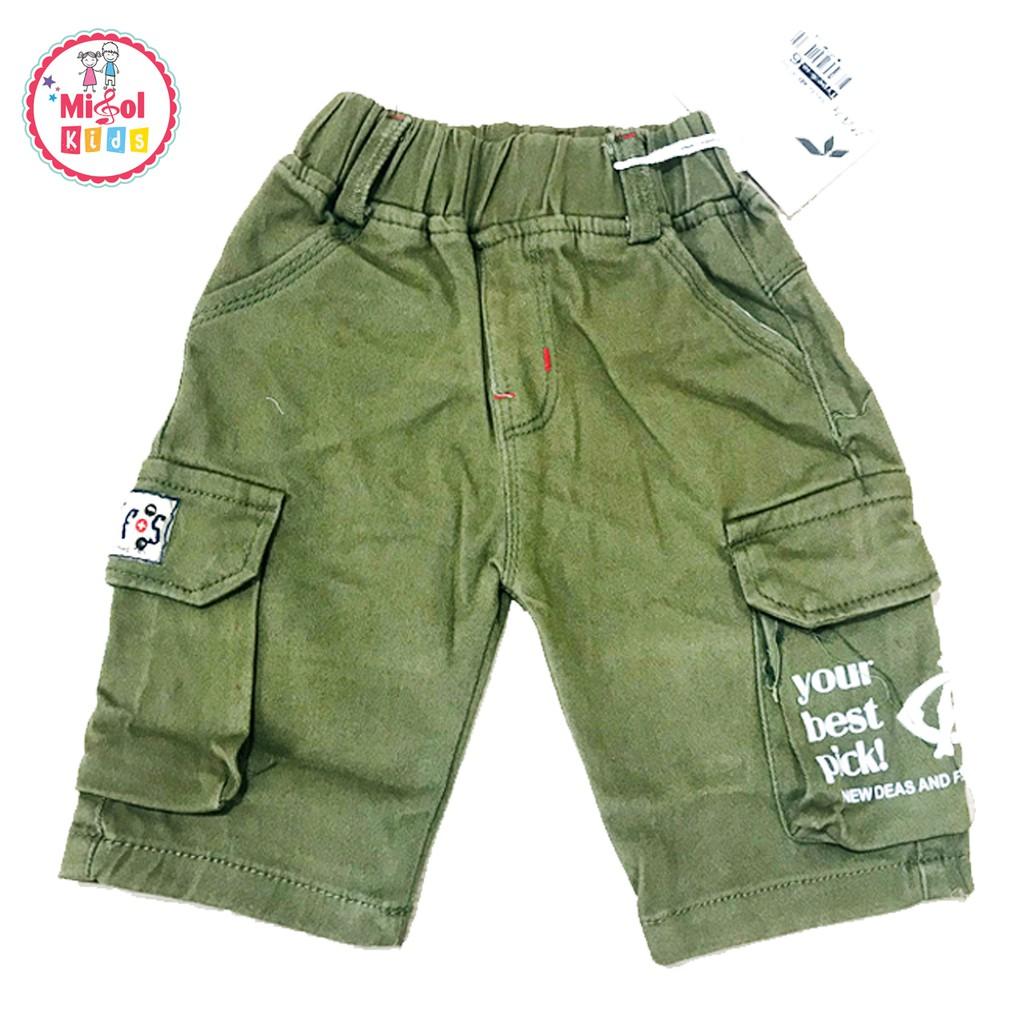 Quần Kaki bé trai túi hộp co giãn 4 chiều