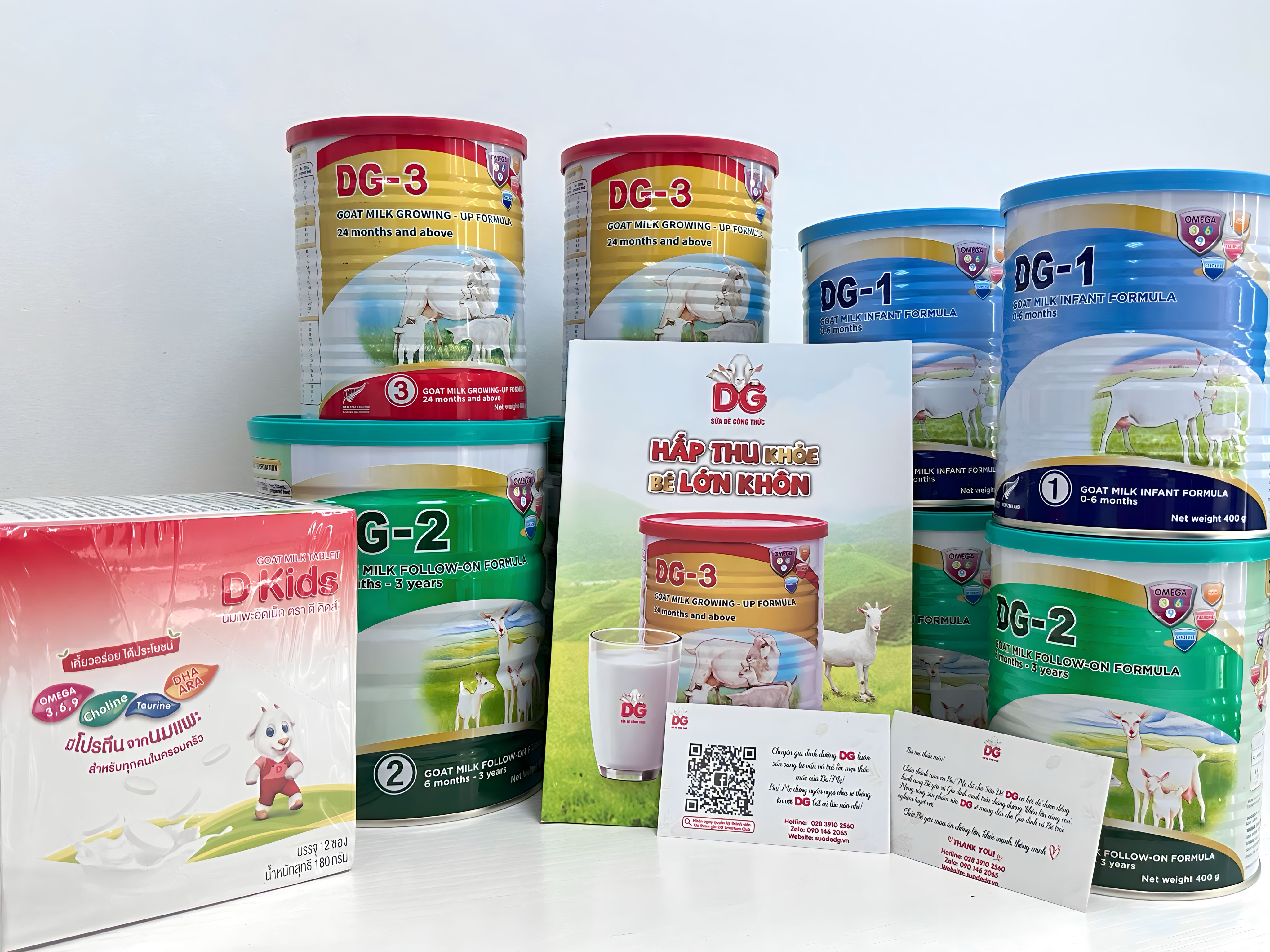 Sữa dê công thức DG-3 GOAT MILK GROWING - UP FORMULA