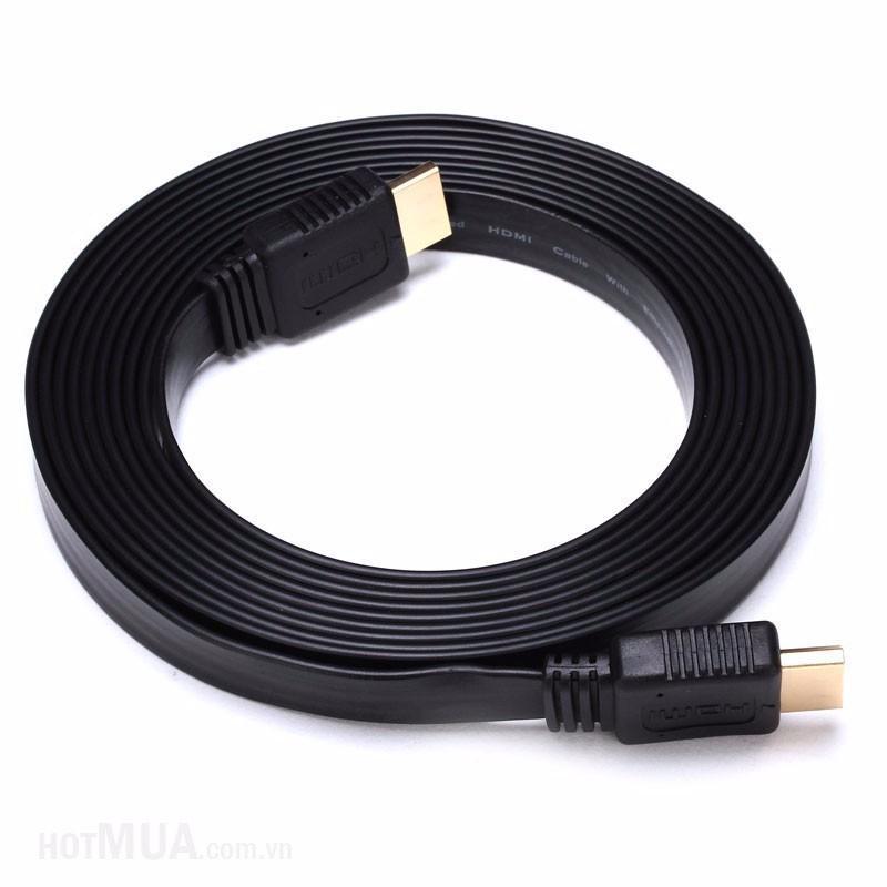 Dây cáp tín hiệu HDMI Huwei 2m dẹp