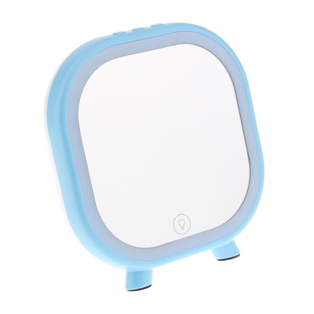 Wireless Bluetooth Speaker USB FM  LED Makeup Mirror Audio