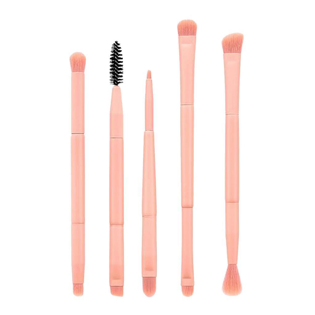 5 Pieces Professional Make up Brushes Wooden Handle Make-up Brush Tools 1