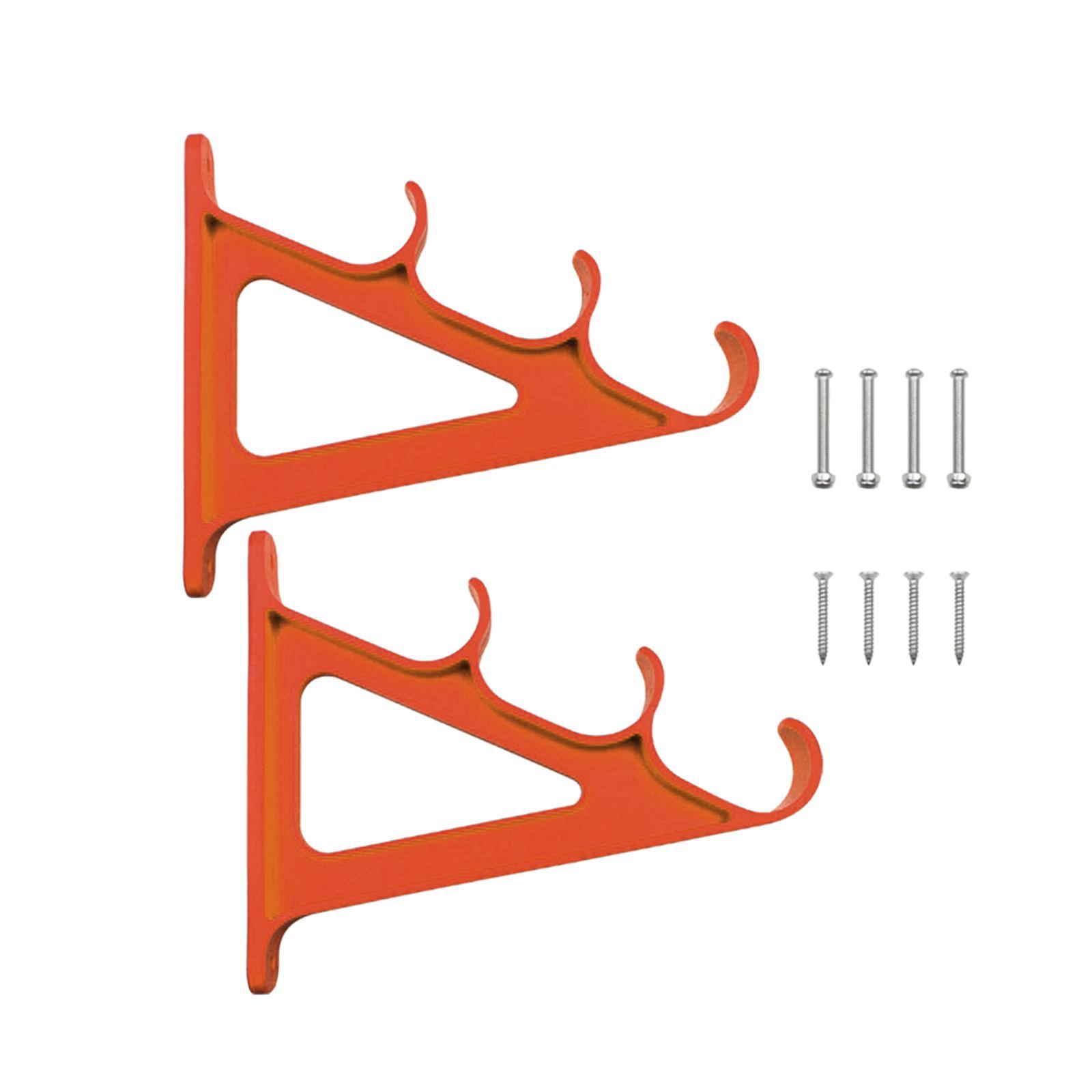 2 Pieces Fishing Rod Storage Rack Practical Durable for Wall Garage Door Car