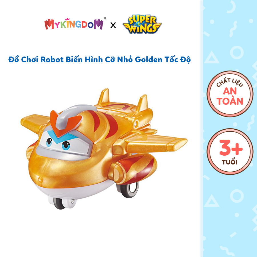 Đồ Chơi SUPERWINGS Đồ Chơi Robot Biến Hình Cỡ Nhỏ Golden Tốc Độ YW750031