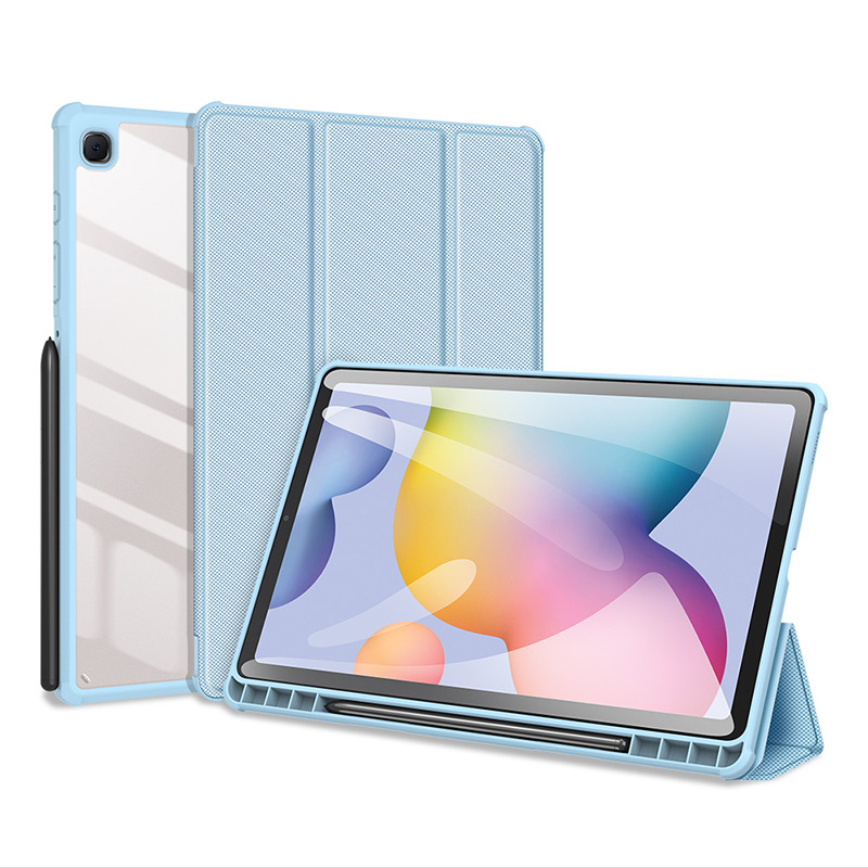 Bao da chống sốc cho SamSung Galaxy Tab S6 Lite 2022 P613/P619 có ngăn đựng bút hiệu Dux Ducis Toby - Hàng chính hãng