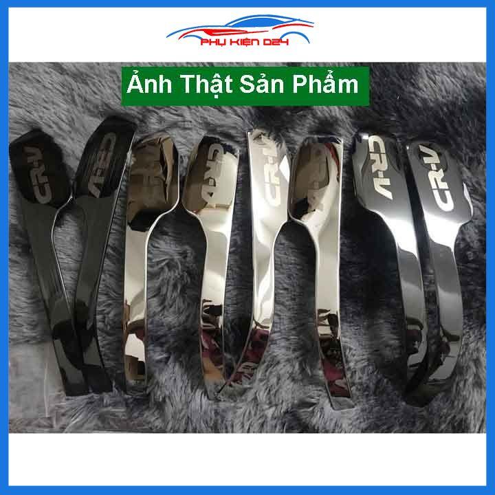 Ốp mí gương chiếu hậu CRV 2018-2019-2020-2021-2022 Vân Titan bảo vệ chống trầy trang trí làm đẹp xe
