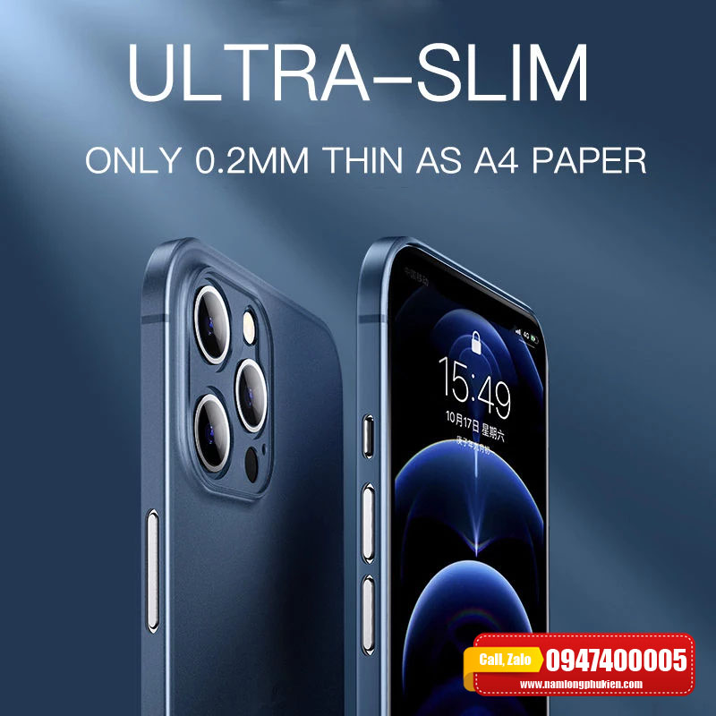 Ốp lưng dành cho iPhone 14 Pro Max Memumi siêu mỏng chính hãng- hàng chính hãng