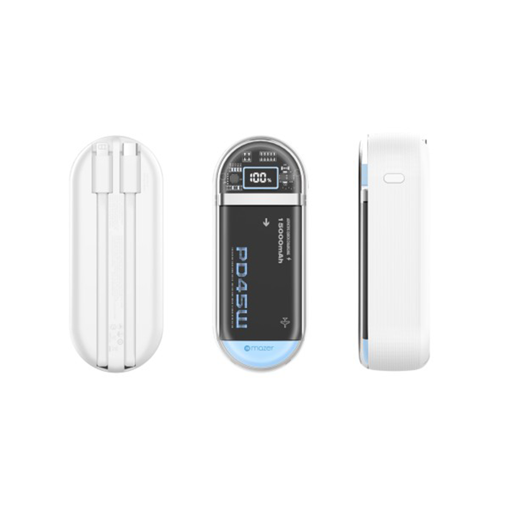 Pin Sạc Dự Phòng MAZER PowerCharge Link 1545 15000mAh PD45W - Hàng Chính Hãng