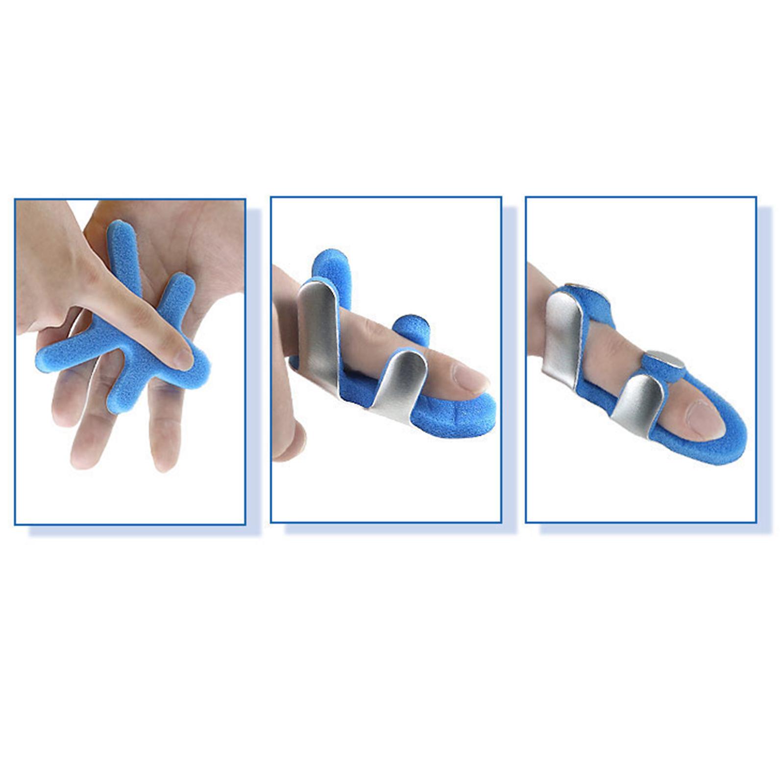 Wrist Brace Wraps Hand Support Compression Fingers Stabilizer Pain Relief for Fitness Exercise Blue