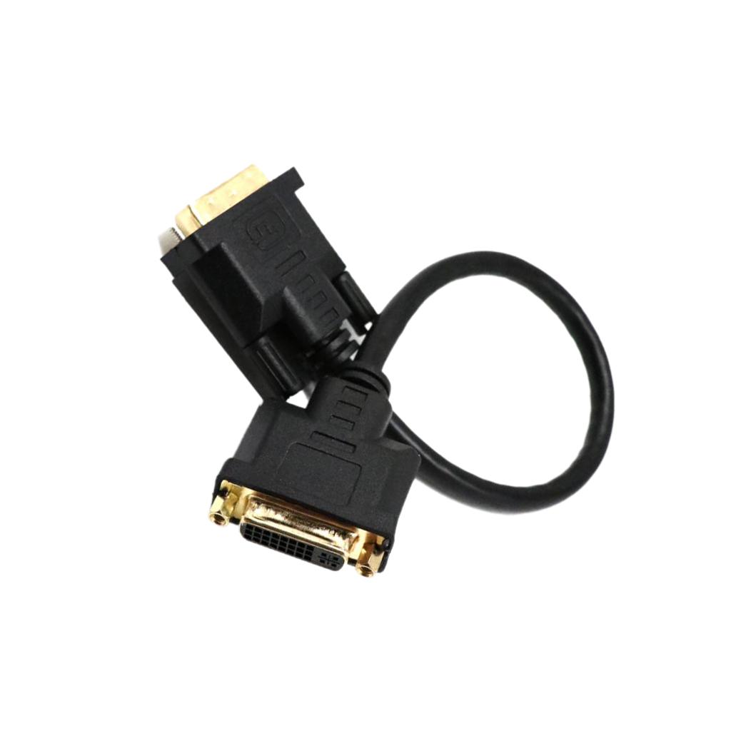 NEW 24+1 Pins DVI-D Male to DVI-D Female Cable Digital Video Cord for Monitor PC Video Adapter 30cm