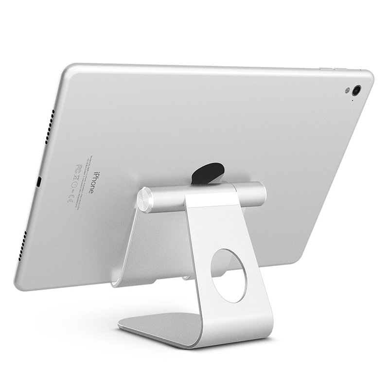 Giá đỡ máy tính bảng hợp kim nhôm nguyên khối Table Flexible cho iPad, Samsung (Màu ngẫu nhiên) - Hàng nhập khẩu