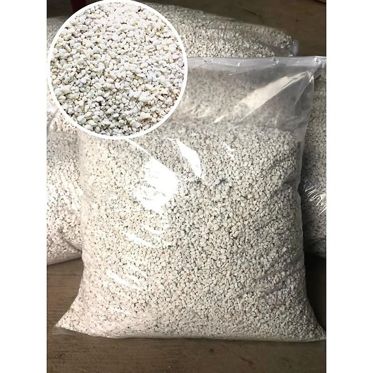 Đá Perlite (đá trân châu)-chất dinh dưỡng, điều hòa nhiệt độ độ ẩm cho đất trồng-thích hợp để trồng hoa, trồng hoa  hồng,sen đá-500gr