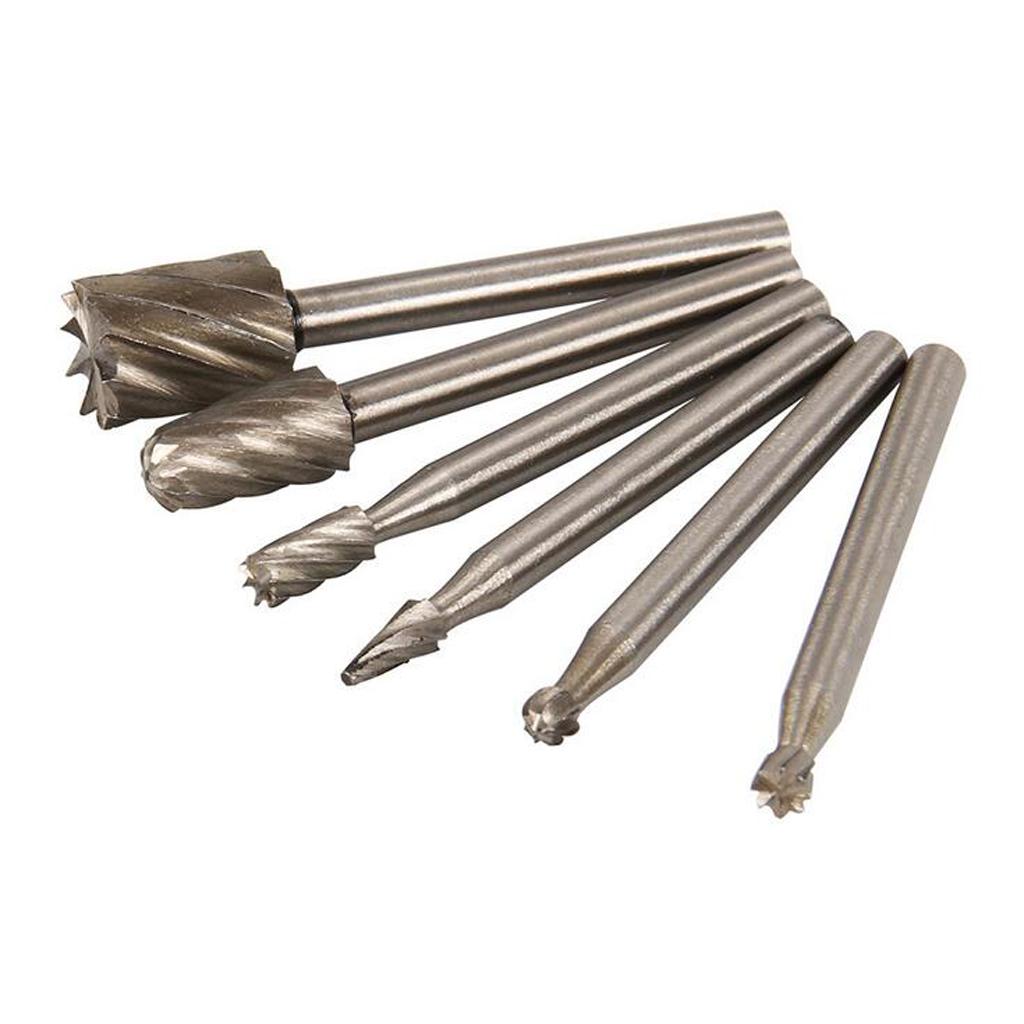 20pcs HSS Steel Burr 3MM Shank Rotary Cutter File Set Die Grinder Drill Bit