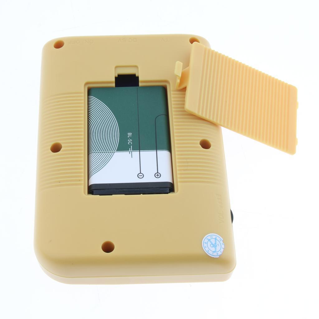 Handheld Game Console, 3 Inch 168 Games Retro FC Game Player Classic Game Console with 1 USB Charge, Birthday Presents Gift for Children Yellow