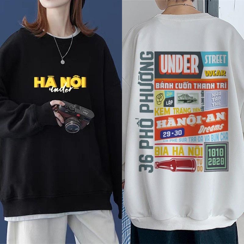 Mẫu Áo Hanoi Under Trend Thu Đông 2021 Áo Sweater Logo Hà Nội Form Rộng, Áo  Hoodie Nỉ Unisex Nam Nữ In Hình Local Brand - Giá Tiki Khuyến Mãi: 129,000Đ  -