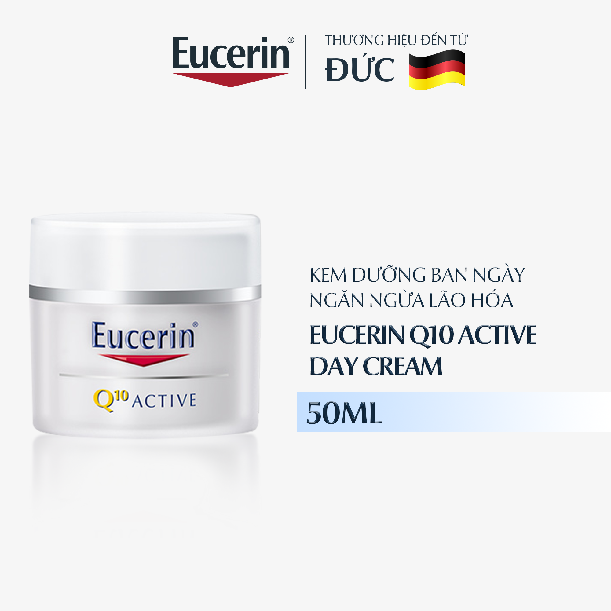 Kem Dưỡng Ban Ngày Ngăn Ngừa Lão Hóa Eucerin Q10 ACTIVE Day Cream 50ml