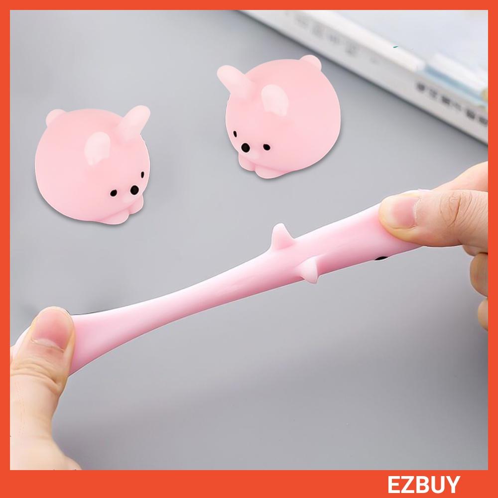 Đồ Chơi Bóp Xốp Squishy Giảm Stress Hình Thỏ Dễ Thương Cho Bé