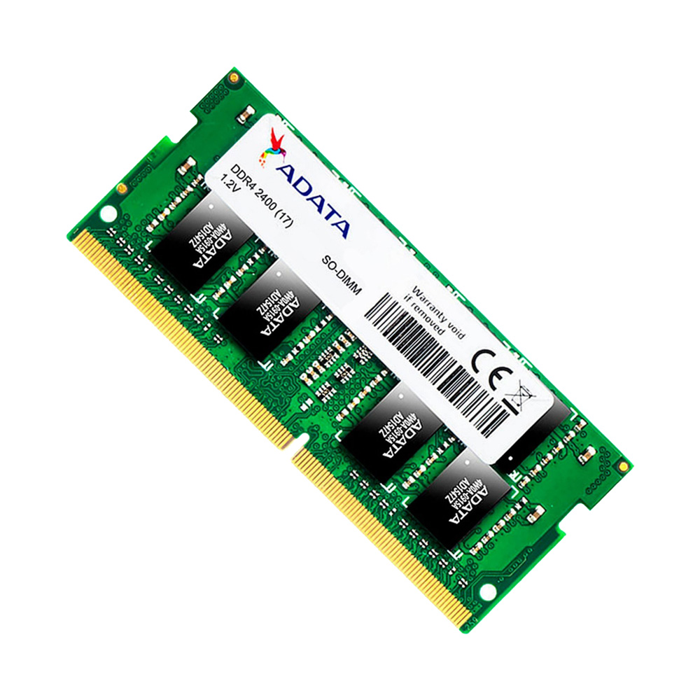 Ram laptop Adata DDR4 4GB (1x4GB) Bus 2400Mhz SODIMM AD4S2400J4G17-S - Hàng Chính Hãng