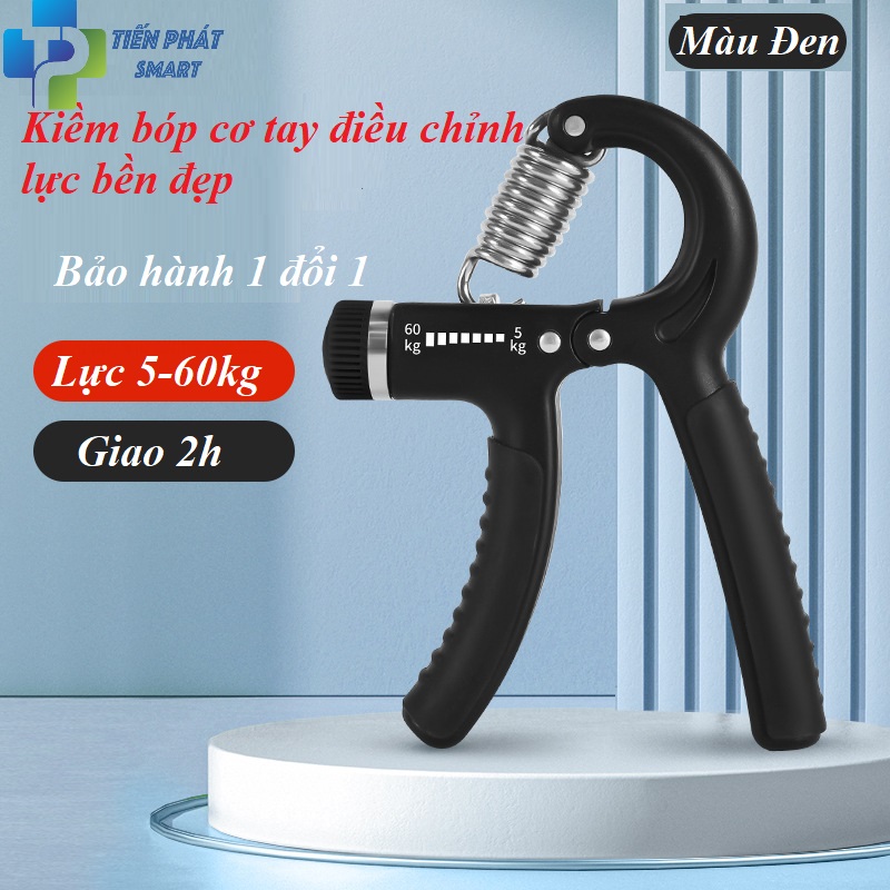 Kìm Bóp Cơ Tay Điều Chỉnh Lực 5-60kg Cỡ To Đẹp Chắc Chắn