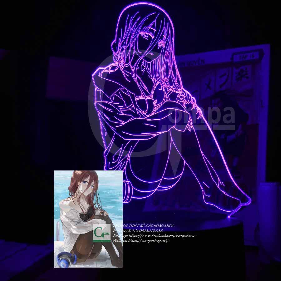 Đèn Ngủ Anime LED 3D Gotobun no Hanayome Miku Nakano Type 01 AGNH0201 16 màu tùy chỉnh