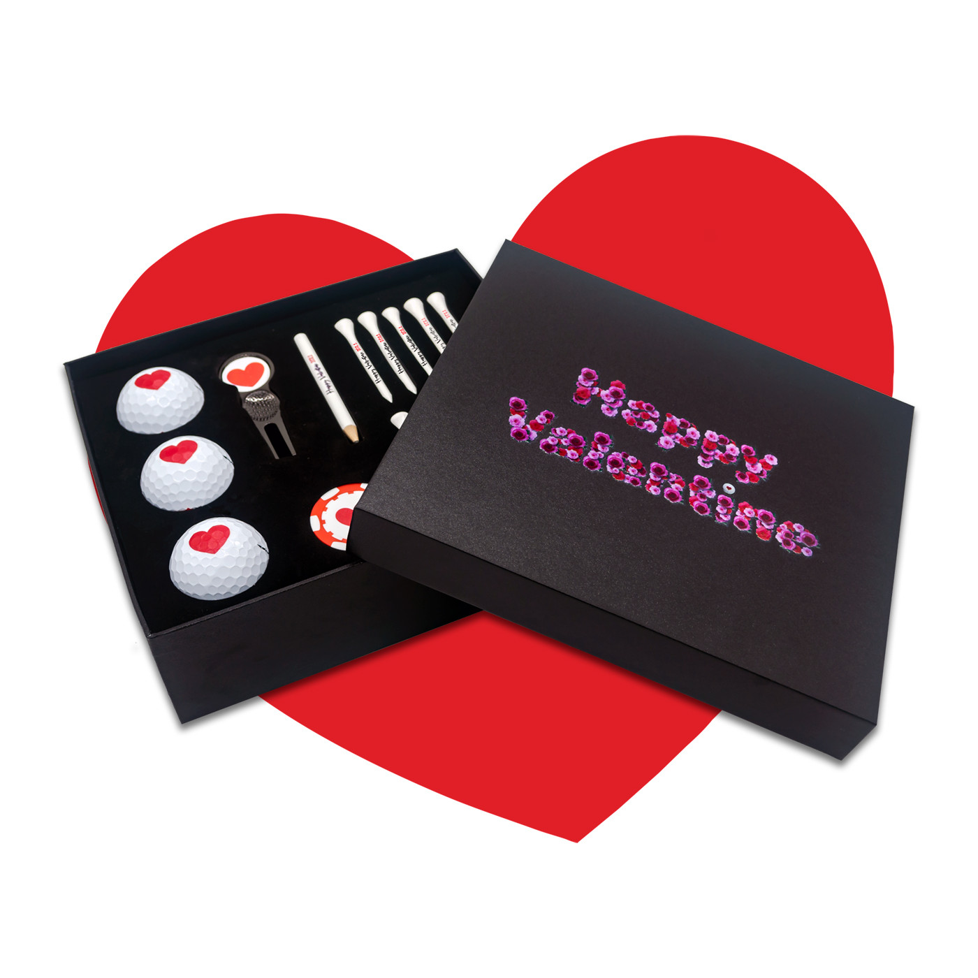 Hộp Quà Tặng Valentine Cho Golfer (Valentine Giftbox for Golfer) - 10 Tee