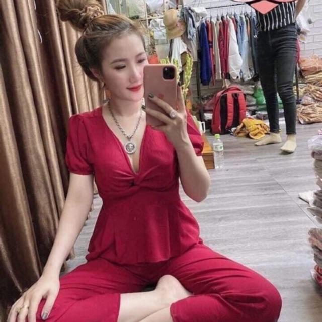 Set bộ xoắn ngưc, tay phồng siêu xinh