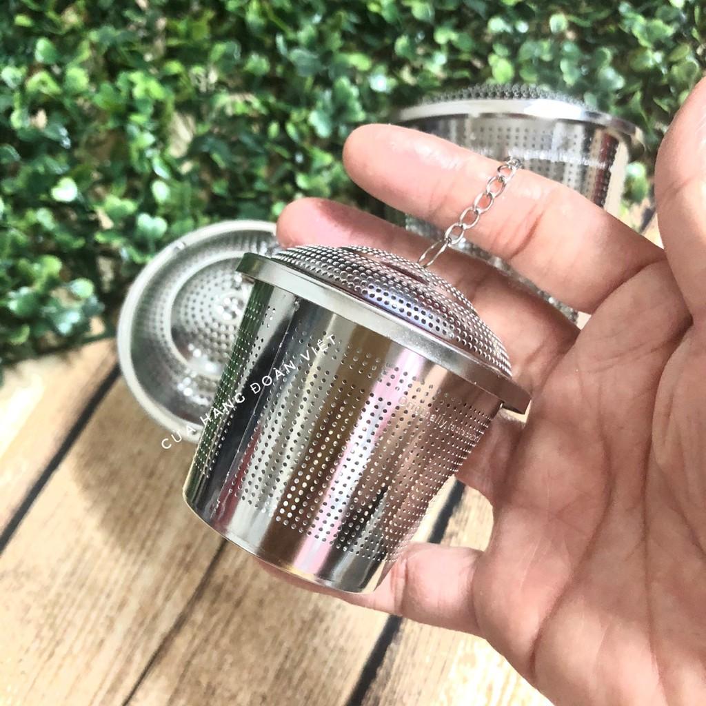 Dụng Cụ Lọc Trà, Lọc Gia Vị Inox 304 Cao Cấp. Dụng cụ lọc các món cganh hầm, súp, lẩu, tránh dư bã gia vị r- Nhiều Size