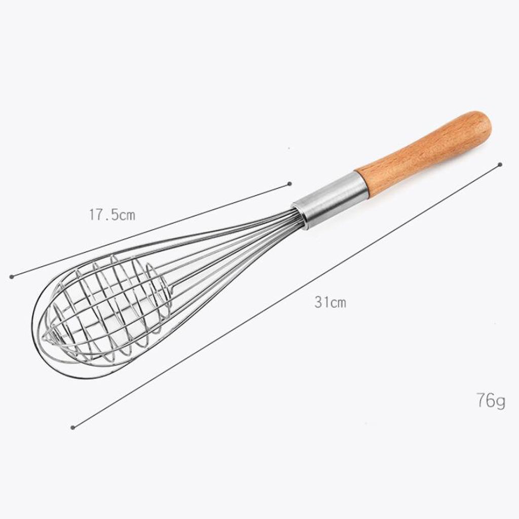 Stainless Steel Whisk Egg Beater Mixer Blender Stirrer