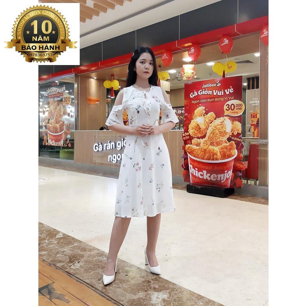 Đầm xòe hoa nhí xinh xắn Misa Fashion MS327 công sở, đi chơi, dự tiệc