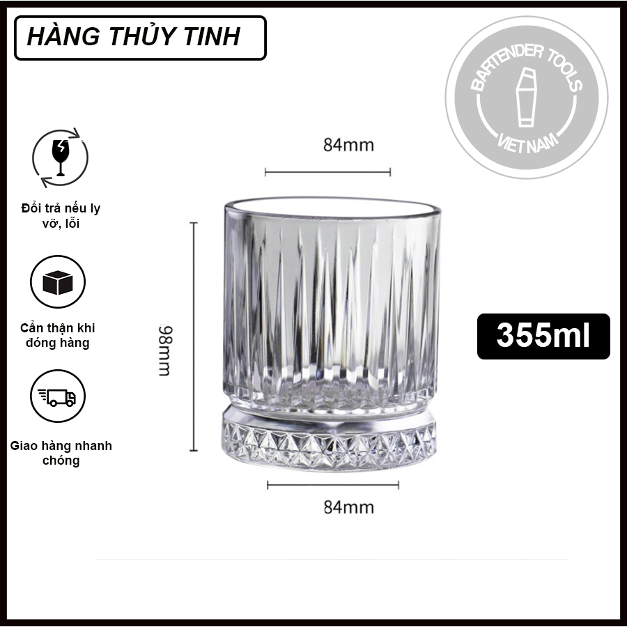 Elysia Rock Glass - Ly thủy tinh