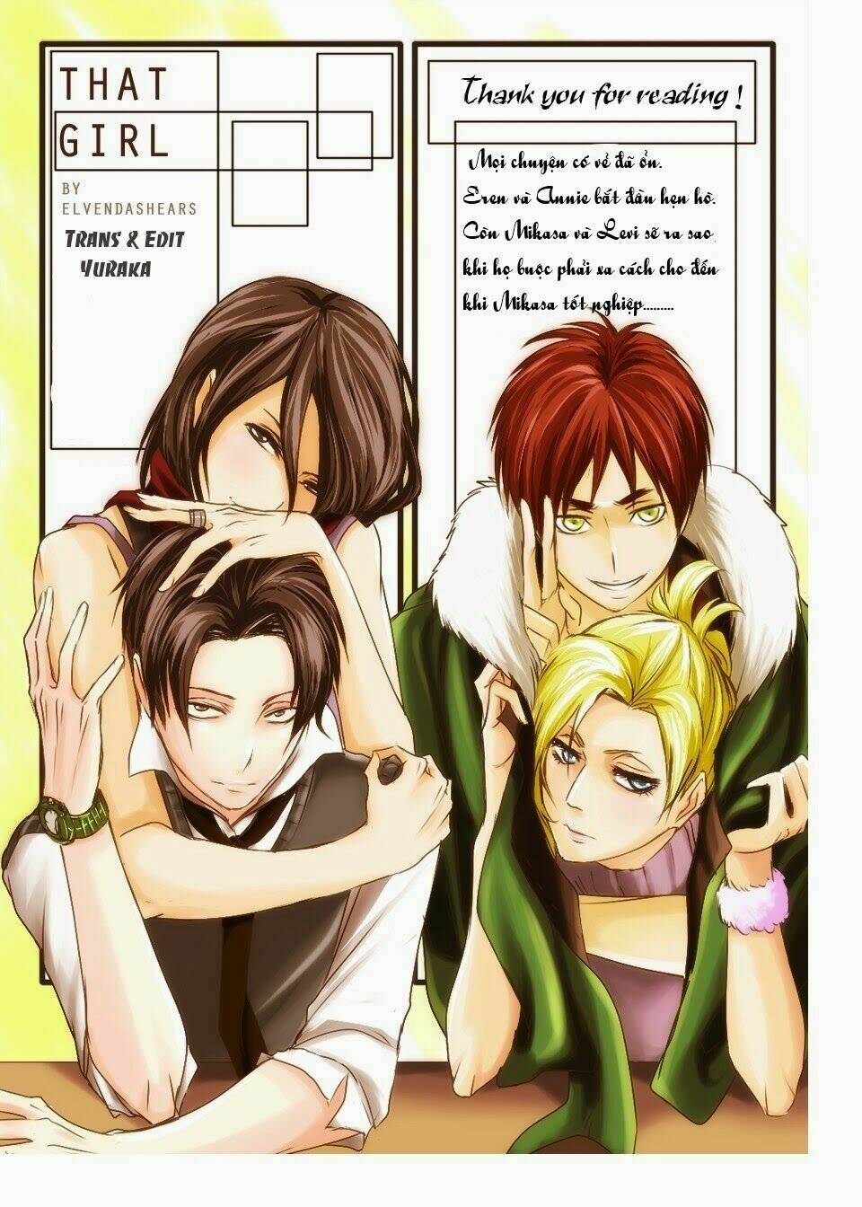 đại chiến titan - doujinshi về cuộc tình tay 4 chapter 5 12