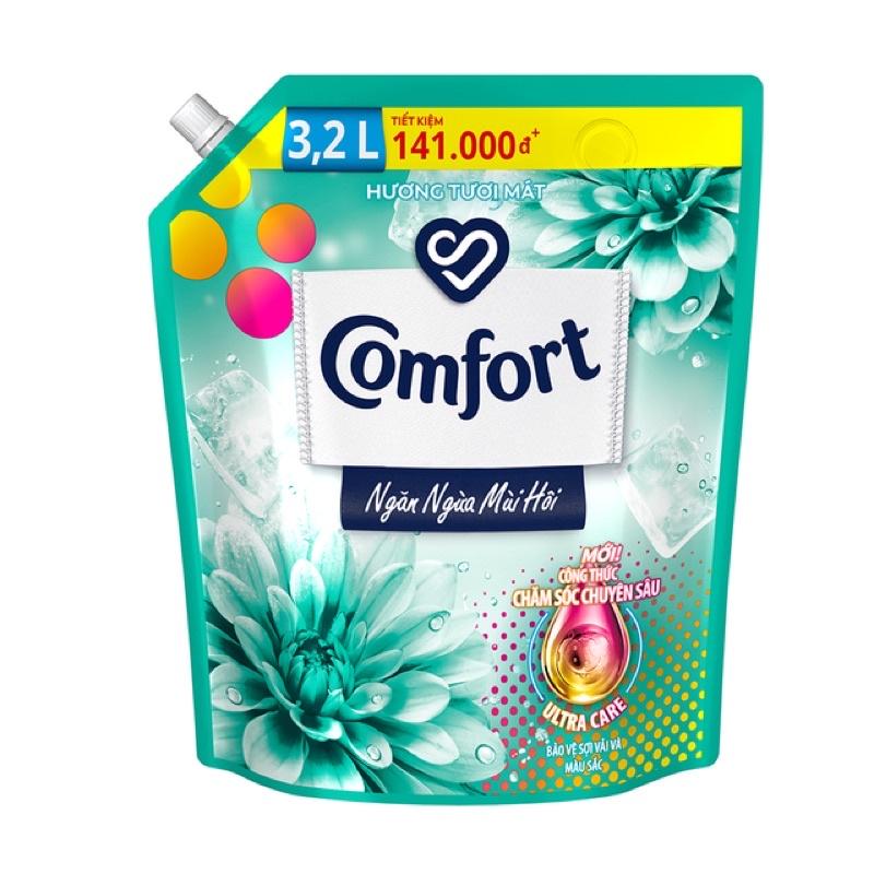 Nước xả vải Comfort Một Lần Xả Hương Ban Mai /Nước Hoa/Ngăn Mùi Hôi 3,2L