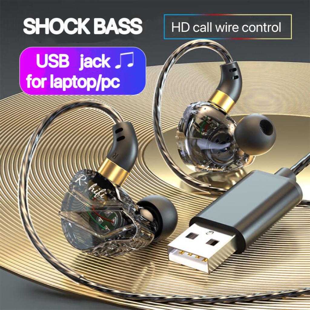 Tai nghe có dây TEKKIN KJ18 Bass Có Mic Khử Tiếng Ồn HiFi Kép 3.5mm - hàng chính hãng - 3,5 mm kép màu đen