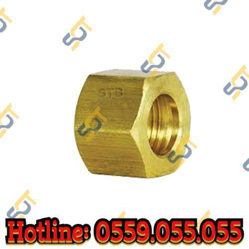 Combo 5 cái nón chụp đầu nối tán hạt bắp (Brass Compression fitting nut)