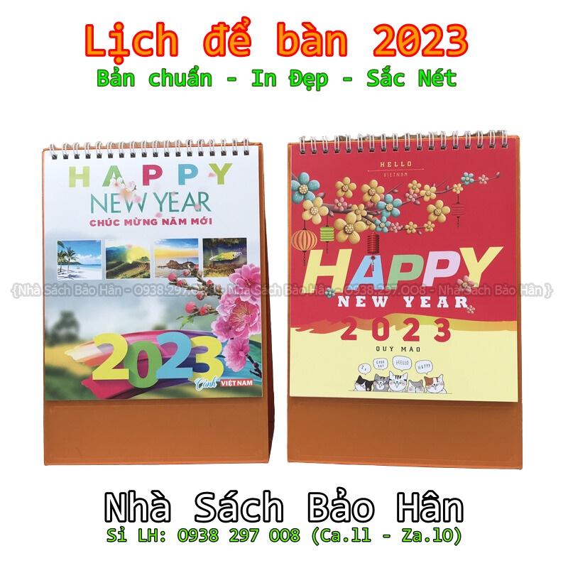 Lịch để bàn 2023, lịch kiểu chữ A ( khổ 16.6mx23cm và khổ 24x16cm) có nhiều mẫu chọn - GIAO NGẪU NHIÊN MẪU ẢNH