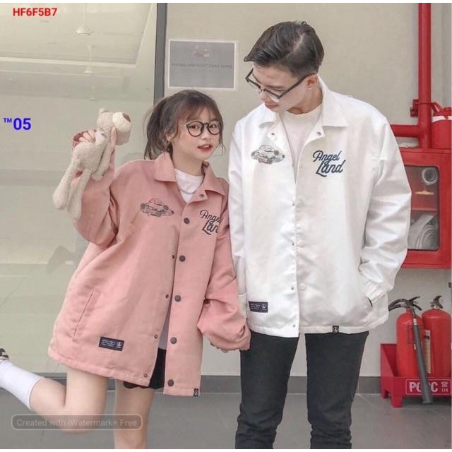 Áo khoác dù unisex AngelLand Sơ Mi, nam nữ ulzzang WIND