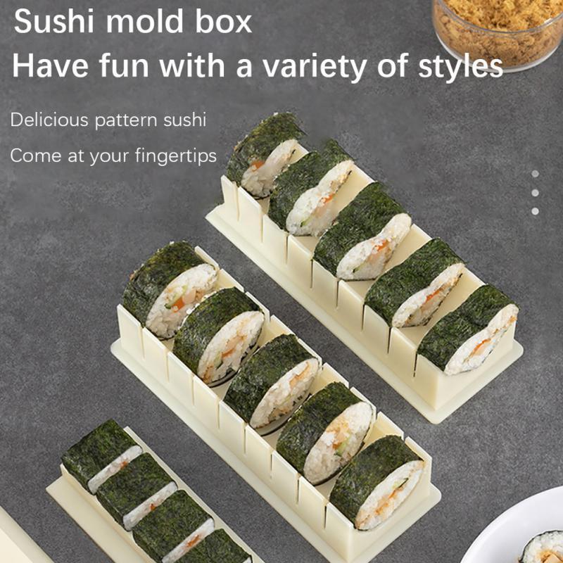 Bộ 3 Khuôn Làm Sushi Đa Năng Rong Biển Cuộn Cơm - Dụng Cụ Làm Sushi Moulds Tự Làm Cơm Bóng Loại Đẹp