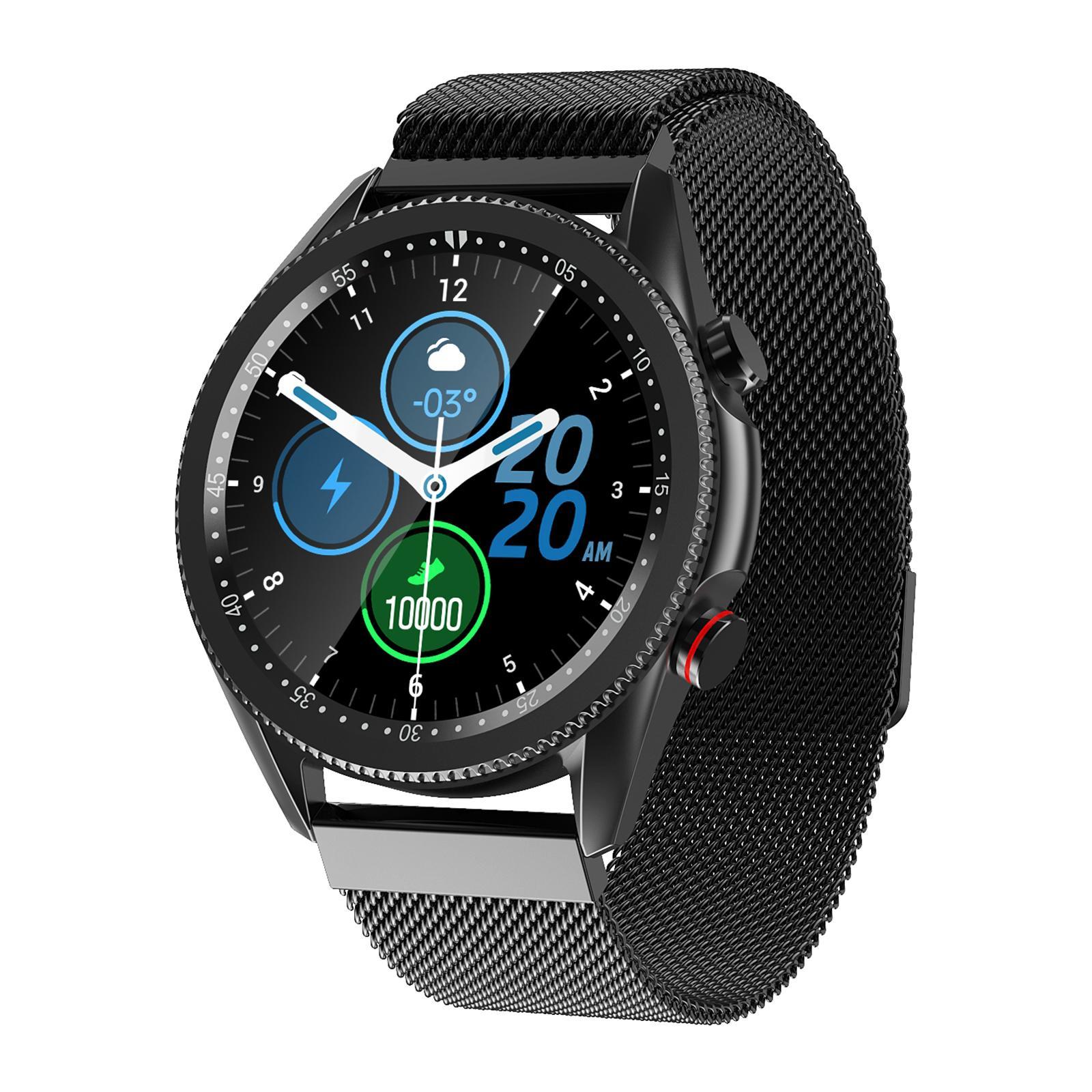 M98 Fashion Sports Men Smart Watch Waterproof Bluetooth Black 01