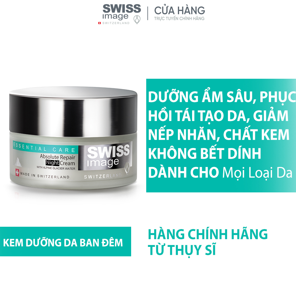 Kem Dưỡng Da Ban Đêm Swiss Image Absolute Repair Night Cream 50ml