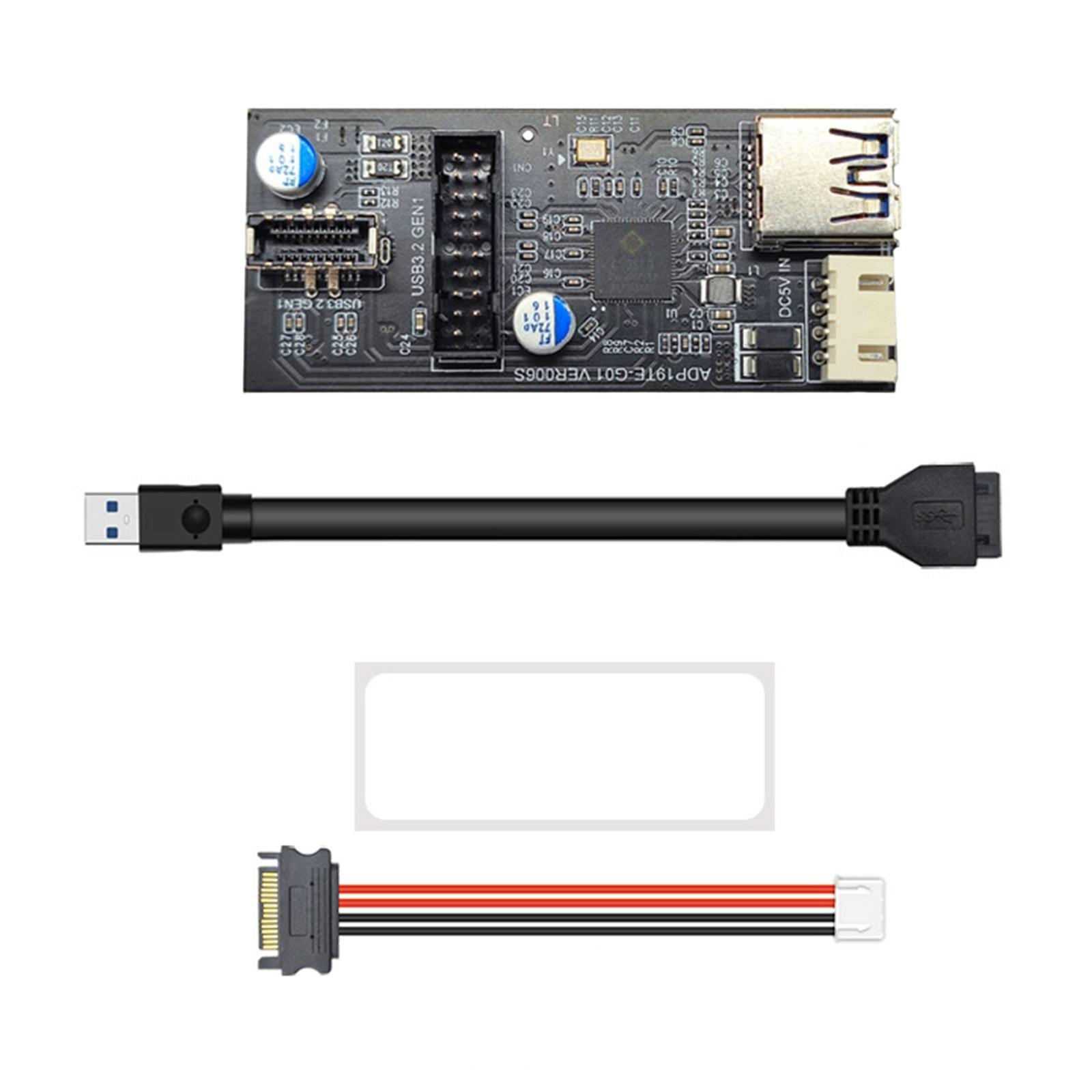 19Pin Motherboard Splitter Replaces Parts USB 3.0 Hub USB Adapter Conector