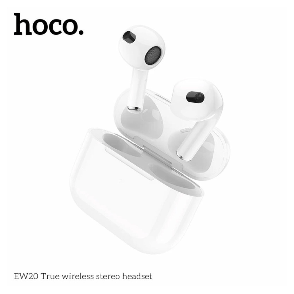 Tai Nghe Dành Cho Hoco EW20 Màu Trắng, Bluetooth 5.0, Âm Thanh Chuẩn, Trong Trẻo, Nghe Rõ Nét, Sống Động, Độ Trễ Thấp - Hàng Chính Hãng.