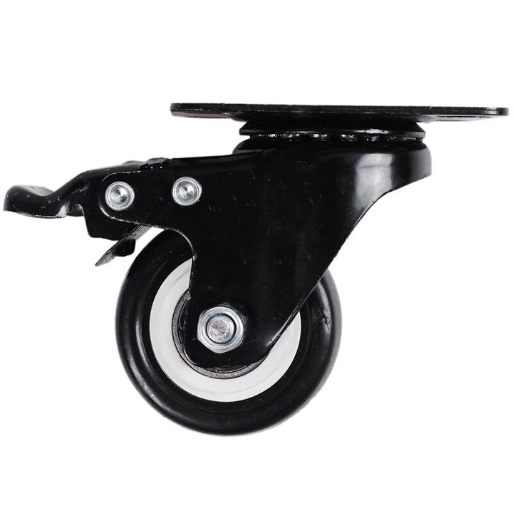 Bộ 4 bánh xe đẩy hàng loại tốt Kt 50x25 mm - Tải trọng 150kg - Di chuyển đa mặt sàn
