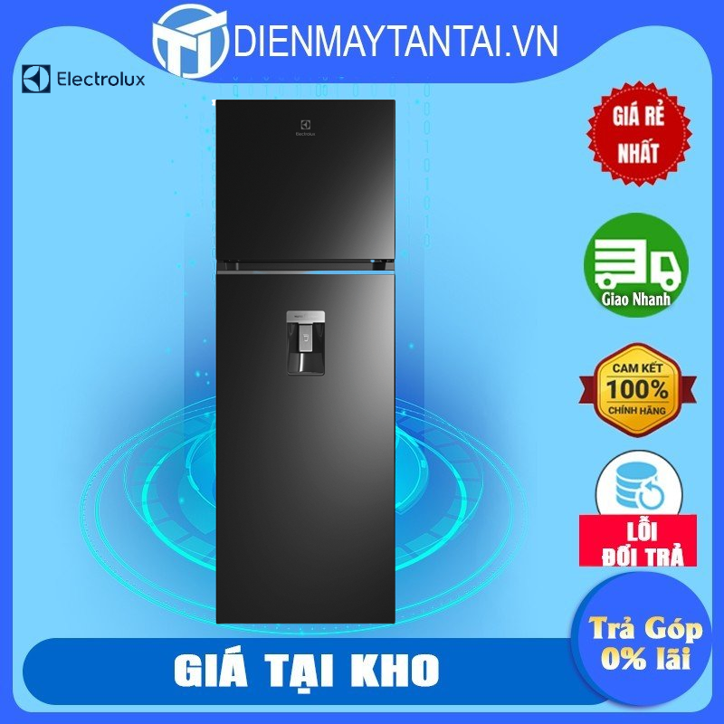 Tủ lạnh Inverter Electrolux ETB3740K-H - Dung Tích 341 Lít - Hàng Chính Hãng - Chỉ Giao HCM