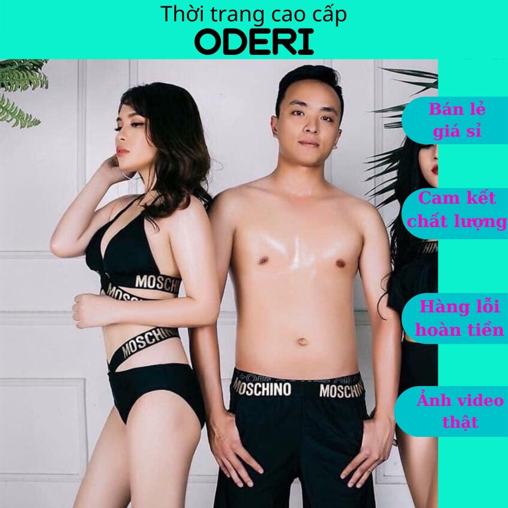 Bikini , Cuple Đôi Nam Nữ Đi Biển Moschia Đẹp- Cá Tính ODERI55