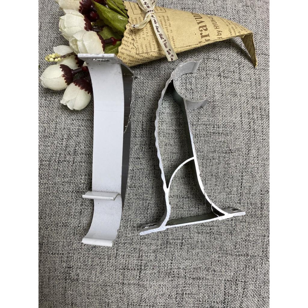 Bát trụ đỡ thanh treo rèm cửa dài 10cm