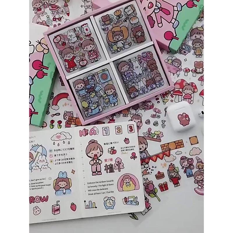 Sticker dán trang trí bình nước